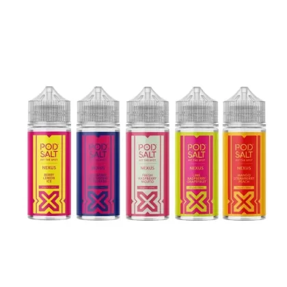 Pod Salt Nexus 100ml Shortfill E-Liquids - Blue Razz Cherry Blast
