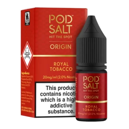 Royal Tobacco Nic Salt E-Liquid by Pod Salt (10ml) - 20mg