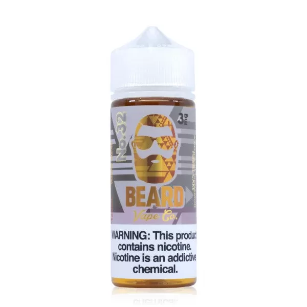 Beard Vape Co - No 32 - 120ML E-Liquid - 0MG