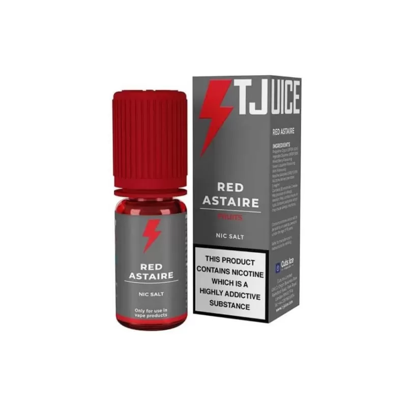 Red Astaire Nic Salt E-Liquid by T Juice (10ml) - 10mg