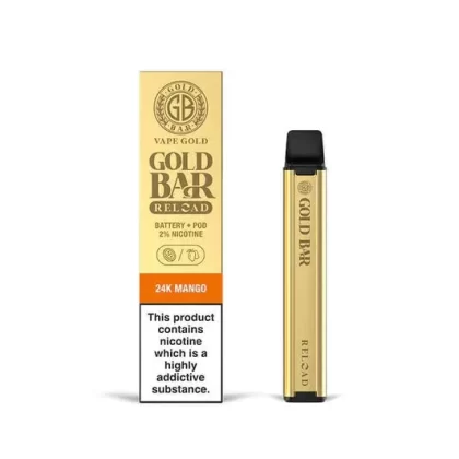 Gold Bar Reload Prefilled Pod Vape Kit - Vanilla Cream Tobacco