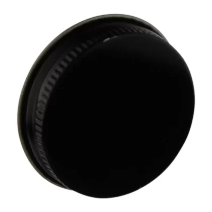 Metal Caps | Ridged Lid w/ Plastisol Liner | 43mm – Black - Vape Store