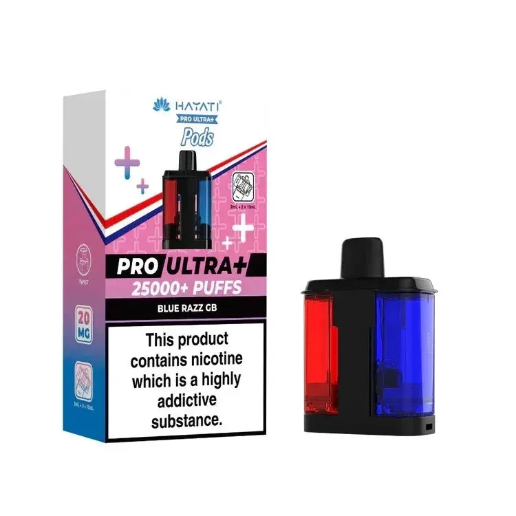 Hayati Pro Ultra Plus 25K Prefilled Pods - Blueberry Raspberry Lemon - Image 2