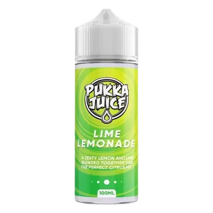 LIME LEMONADE E LIQUID BY PUKKA JUICE 100ML 70VG