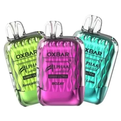 OXBar X Alpha G8000 Vape - Pack Count#Single Pack~Flavor#Avocada Nana>Grapefruit Orange>Rozay>Sea Salt Lime>Triple Melon Blast~Nicotine#50MG
