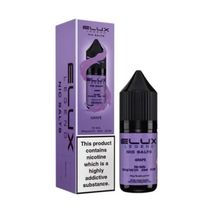 Elux Legend Nic Salts Grape E Liquid 10ml - Nicotine Strength#20mg>10mg (A4D89B)