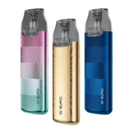 VooPoo V Thru Pro Eternity Pod System - Aqua Pink, Burgundy Red