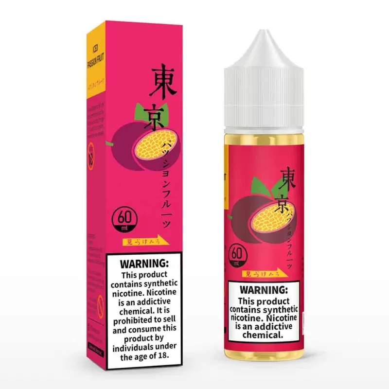 Tokyo Iced Passion Fruit 60ml - Vapebazaar Pk