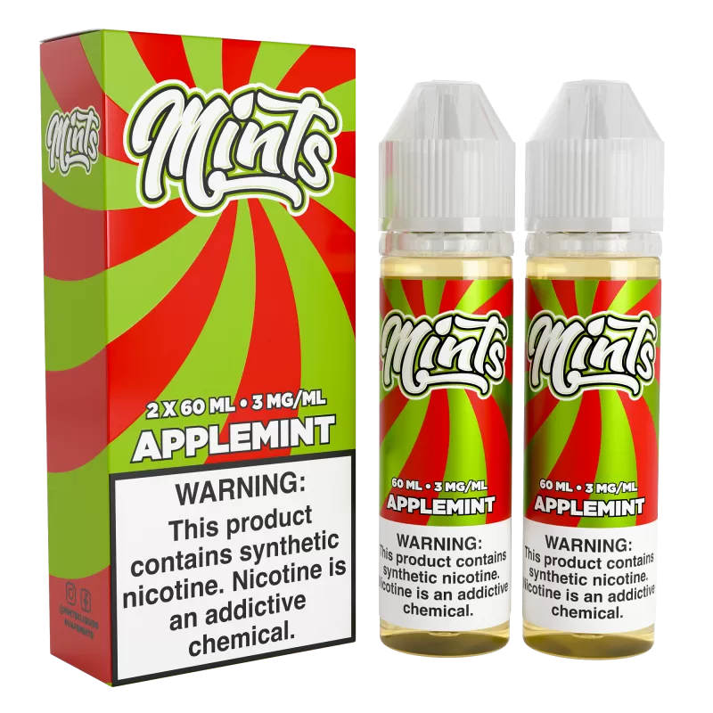 Mints Vape Co - Applemint - 120ML E-Liquid (Twin 60ML Pack)