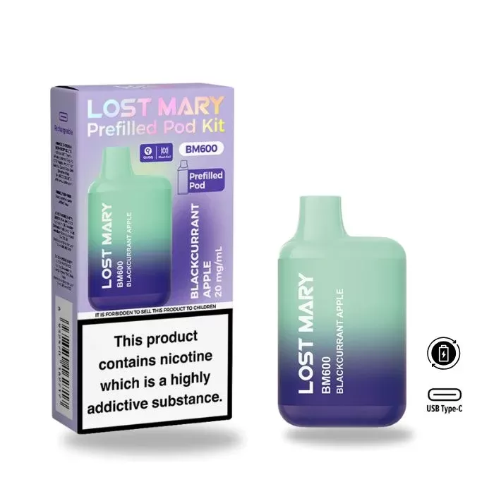 Blackcurrant Apple Lost Mary BM600 Pod Kit