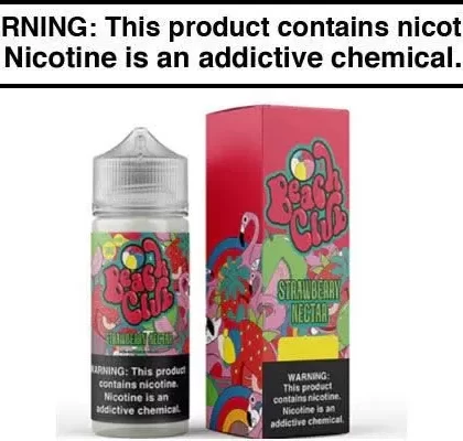 STRAWBERRY NECTAR BY BEACH CLUB 100ML - Vapejuice