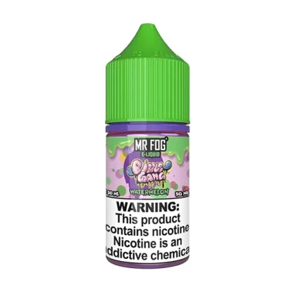 Mr Fog Salt Juice | Watermelon (Bubble Gang) - Nicotine#35mg>50mg (DA7EC6)