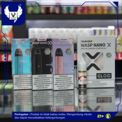 WASP NANO X SPECIAL BUNDLE GLOO STARTER KIT - Vaporizerjakarta