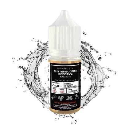 Basix Butterscotch Reserve Salt 30ml - Vape Product, Vape Product (123F8B)
