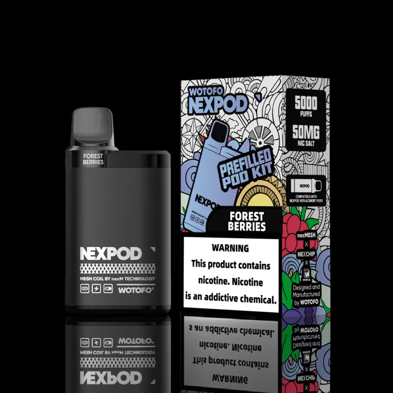 nexPOD Kit 50mg - Double Apple, Forest Berries; Vape Product (5A3322)