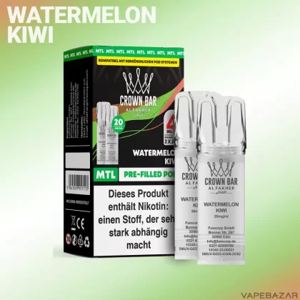 Al Fakher Pods Crown Bar 600 – MTL 20mg – Watermelon Kiwi - Kiwi / Wassermelone