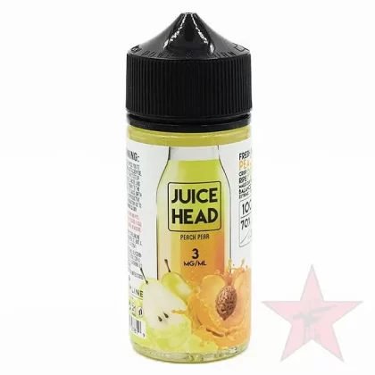 Juice Head – Peach Pear – 100mL - Nicotine (mg)#3>6