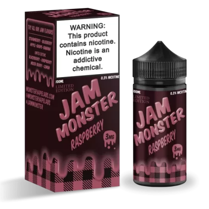 Jam Monster Raspberry 100ml Vape Juice - Eightvape