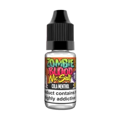 Zombie Blood Cola Menthol Nic Salt Vape Juice - 10 Pack - Strength 20mg