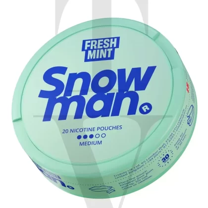 SNOWMAN FRESH MINT NICOTINE POUCHES