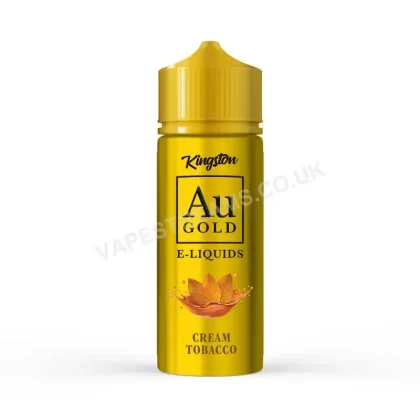 Cream Tobacco E-Liquid Shortfill By Kingston Au Gold - Vapestreams Co