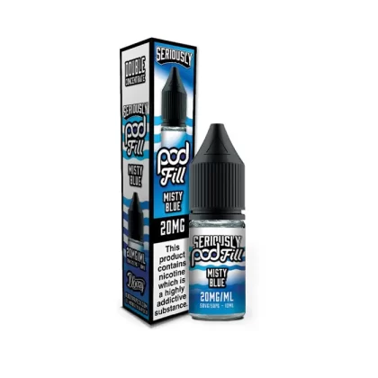 Misty Blue Nic Salt E-Liquid by Seriously Pod Fill - Ukecigstore