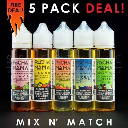 Pacha Mama Eliquid – Mix and Match (5 Pack) 300ml