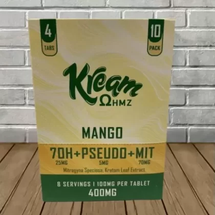 Kream 7OH + Pseudo + Mit Extract Tablets Full Case 10ct - Ejuicewarehouse