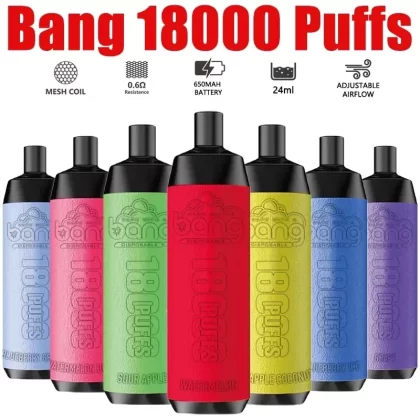 Original Bang Crown Bar 18000 Puffs Disposable Vape Pen ( Worldwide)