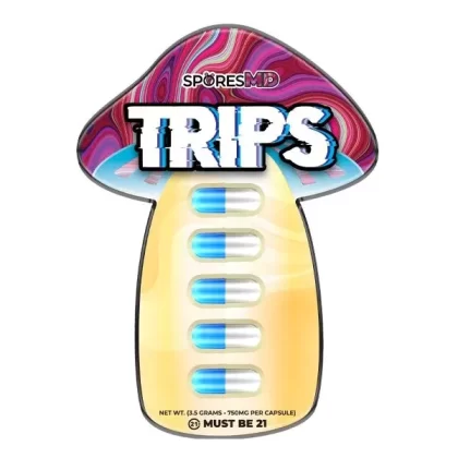 Trips Capsules 5 count – by sporesMD - Vape Store