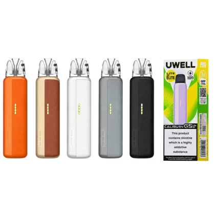 Uwell Caliburn G5 Lite SE Vape Kit - Black Leather