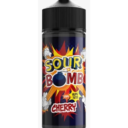 Sour Bomb Cherry E Liquids 120ml - 3mg