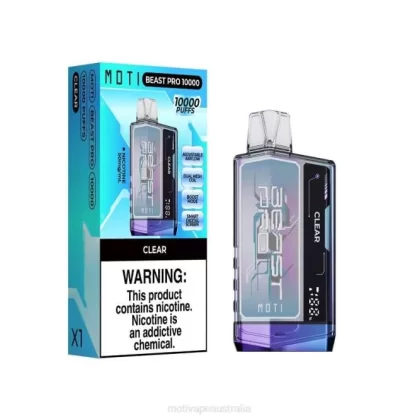 MOTI vape for sale – MOTI Beast Pro Disposable Vape (5%, 10000 Puffs) Clear 6422T41
