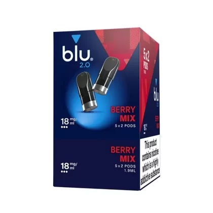 Blu 2.0 Berry Mix E Liquid Pods – 5 Boxes - Nicotine Strength#18mg>9mg (1954F4)