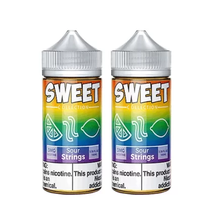 2PACK BUNDLE Sour Strings by Vape 100 Sweet Collection 200ml (2x100ml)