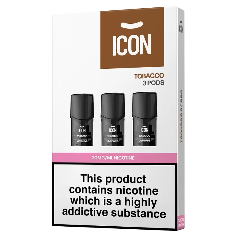 ICON Vape Tobacco Pods (Pack of 3) - Vapeshop Co - Image 2