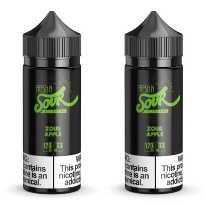 Fresh N Sour Zour Apple 2 Bottle Bundle - Vape Product, Vape Product (C5687C)
