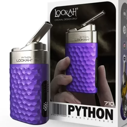 Lookah Python Vaporizer Kit - Black, Purple