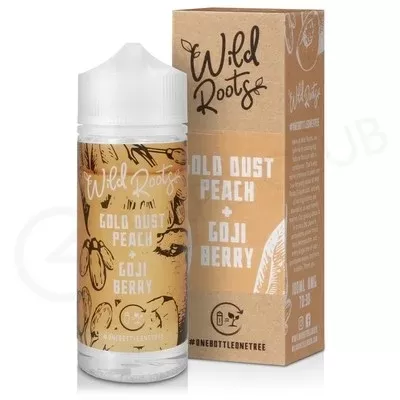 Gold Dust Peach & Goji Berry Shortfill E-Liquid by Wild Roots 100ml