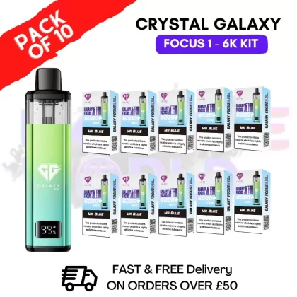 Mr Blue Crystal Galaxy Focus 6K Kits Box Of 10