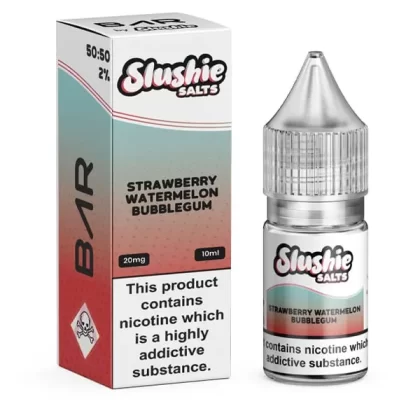 Strawberry Watermelon Bubblegum Slushie Bar Salts E-Liquid - 10mg