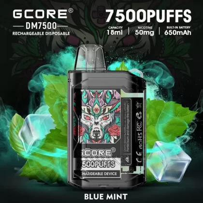 Original Gcore DM7500 Rechargeable Disposable Vape Pen Device 7500 Puffs 650mah ( )