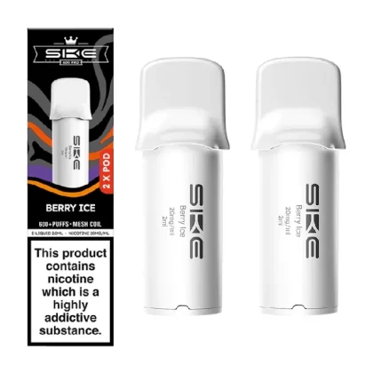 SKE 600 Pro Prefilled Pods - Flavour#Berry Ice>Blueberry Raspberries>Blueberry Sour Raspberry>Blue Razz Lemonade>Cherry Ice>Cola Ice>Fizzy Cherry>Kiwi Passion Fruit Guava>Lemon & Lime>Mentho