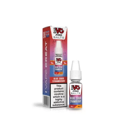 IVG Pro Salts Blue Sour Strawberry 10ml E-Liquid - 20mg