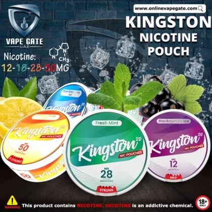 Kingston Nicotine Pouches - 28 mg / Blackcurrant Ice