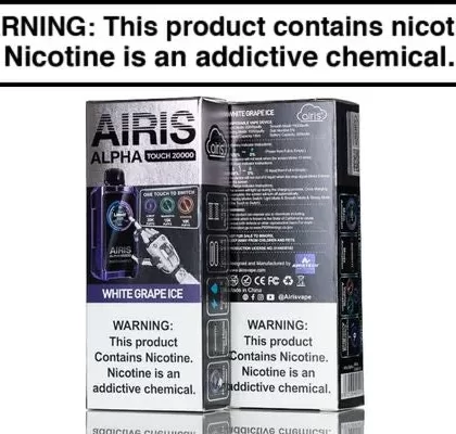 AIRIS ALPHA TOUCH 20K DISPOSABLE VAPE – 20,000 PUFFS - Vapejuice