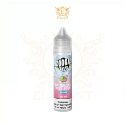 ZOOKA WATERMELON BUBBLEGUM FREEZE SALT 60ML ELIQUID