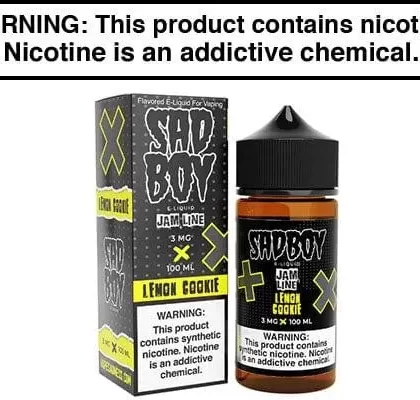 LEMON JAM COOKIE BY SADBOY E LIQUID 100ML - Vapejuice
