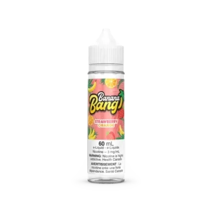 STRAWBERRY ORANGE BY BANANA BANG - Nicotine Strength#NICOTINE FREE>3MG>6MG>12MG
