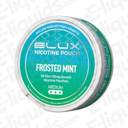 Frosted Mint Nicotine Pouches by Elux - Strength#10mg>14mg>17mg>50mg